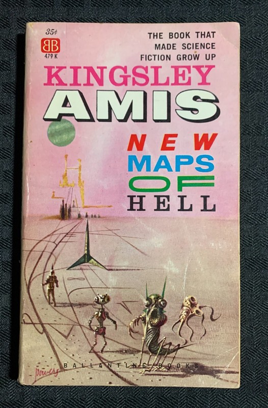 1960 NEW MAPS OF HELL by Kingsley Amis VG+ 4.5 Ballantine Paperback