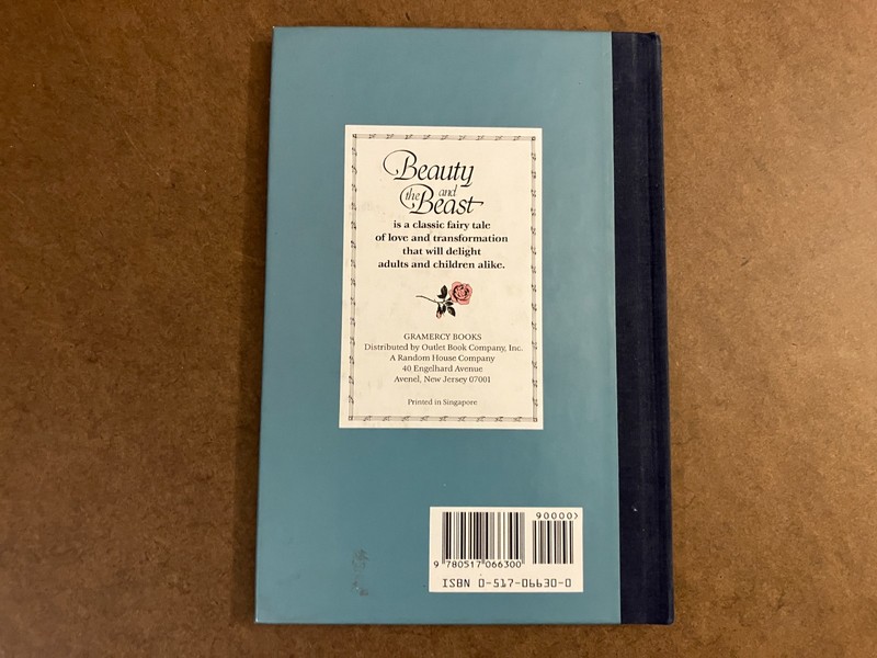 BEAUTY AND THE BEAST Fairy Tale Book Illustrated by Edmund Dulac, Gramercy gallery
