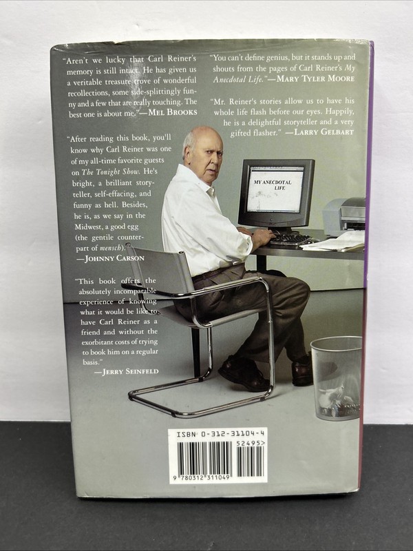 SIGNED My Anecdotal Life: A Memoir - Carl Reiner [St. Martin's Press 2003] gallery