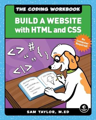 The Coding Workbook: Build a Website – Paperback, by Taylor Sam – Very Good h