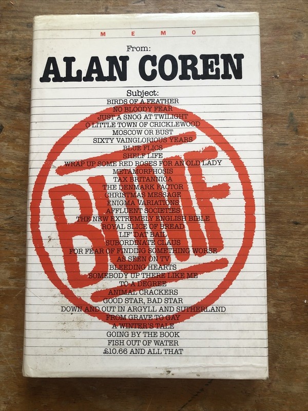 BUMF – Coren, Alan HARDCOVER Robson Books PUNCH Magazine