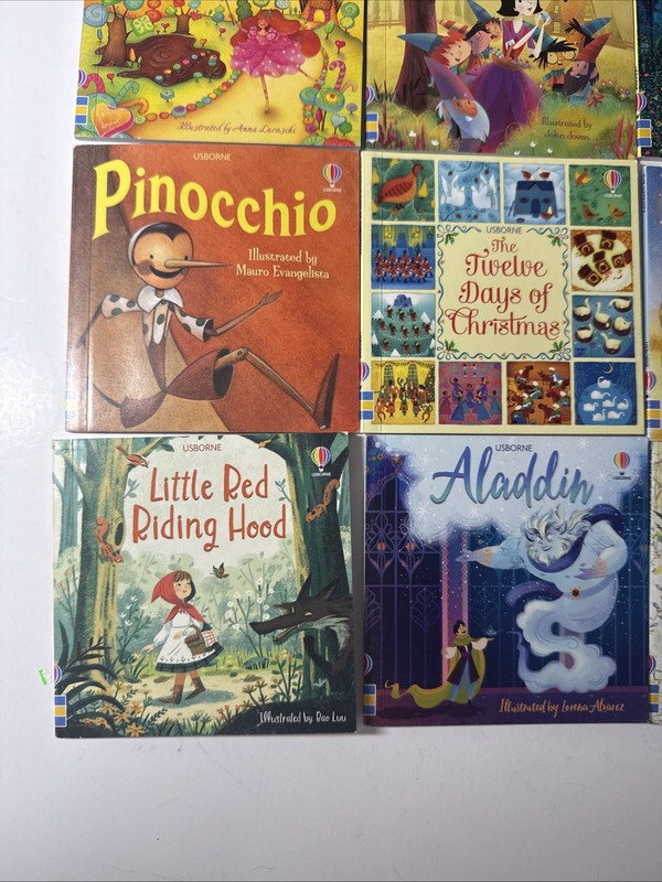 Usborne Mini Books 4x4" Classic Fairy Tales Paperback, Lot Of 16 gallery