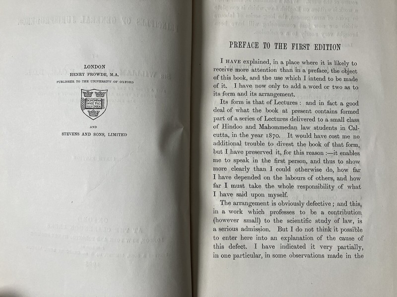 Antique Unread Uncut 1900s Law Book | Elements Of Law (1905) - William Markby gallery