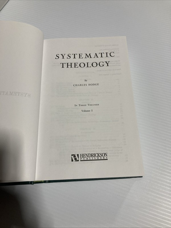 Complete 3-Volume Set : Systematic Theology by Charles Hodge (2008, Hardcover) gallery