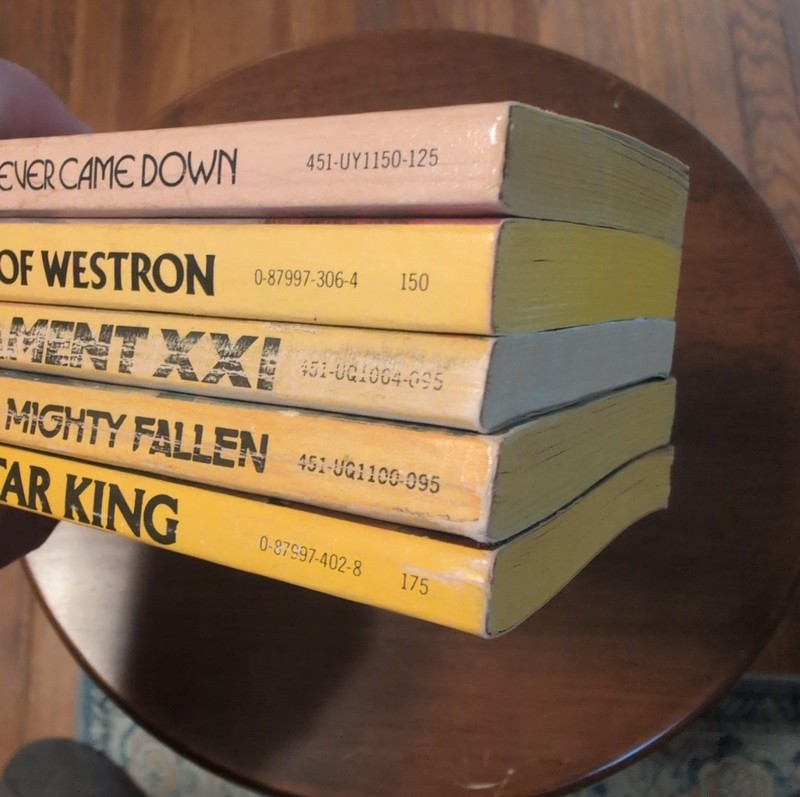 Bargain DAW Book Lot 5 Sci-Fi Paperbacks for $25 Vintage Good Condition gallery