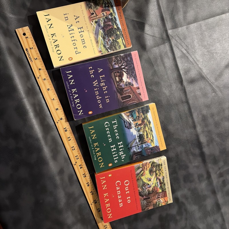 The Mitford Years by Jan Karon Lot of 4 Paperback Books - Box Set books 1-4 gallery
