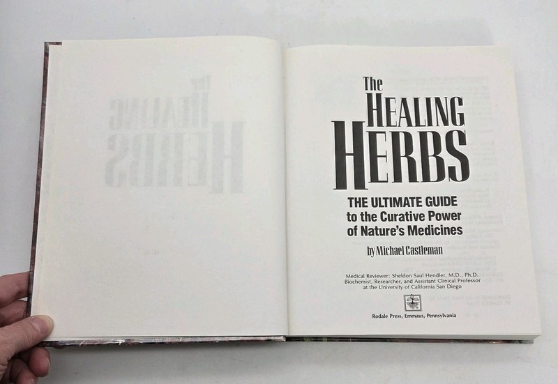 The Healing Herbs by Michael Castleman Ultimate Guide Remedies VTG 1991 gallery