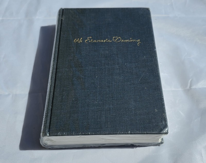 OUT OF THE CRISIS by W. Edwards Deming AUG 1992 Hard Cover no Dust Jacket MIT gallery