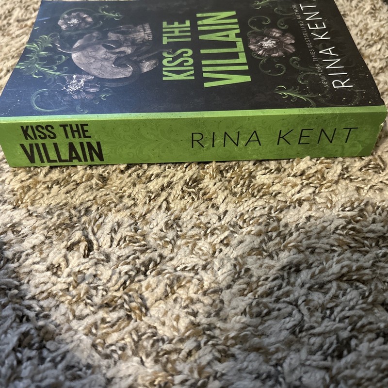 Kiss The Villain: A Dark College mm Romance (Legacy of Gods) by Rina Kent Paper gallery