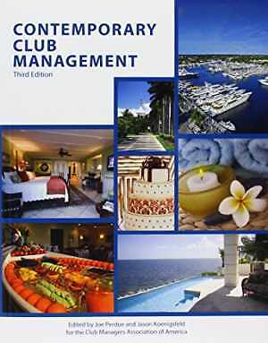 Contemporary Club Management – Paperback, by Joe Perdue – Good