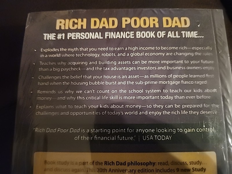 Rich Dad Poor Dad by Robert T. Kiyosaki, ☆NEW☆ ☆SEALED☆ gallery