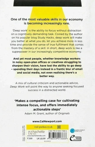 Deep Work: Rules for Focused Success in a Distracted World by Cal Newport PB gallery