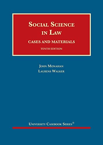 Social Science in Law Cases an – GOOD