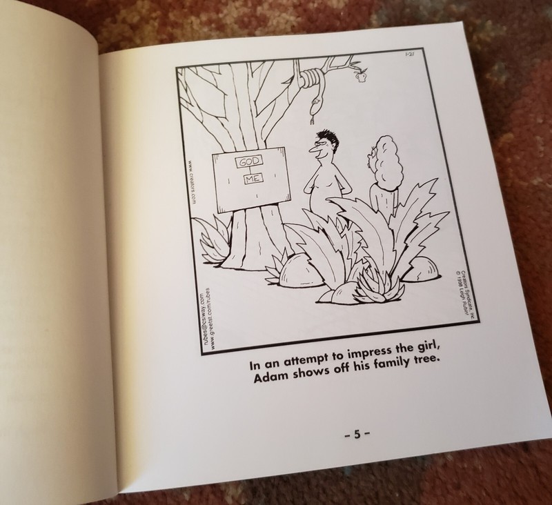 Rubes Cartoon Book Lot of 2 by Leigh Rubin, Then & Now, Rubes Bible BOTH SIGNED gallery