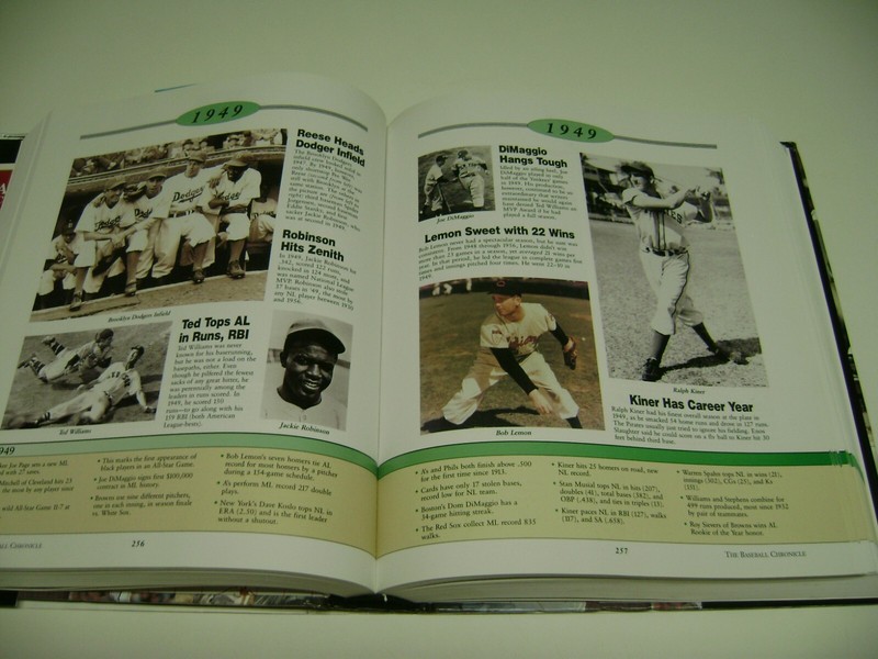 2001 Huge Hardcover Book The BASEBALL CHRONICLE Year By Year History, 656 pages gallery