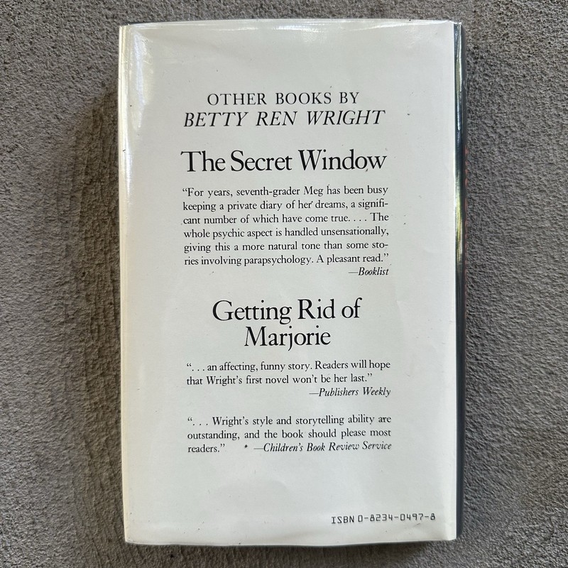 Dollhouse Murders SIGNED First Edition Betty Ren Wright~Holiday House, 1983 HC gallery