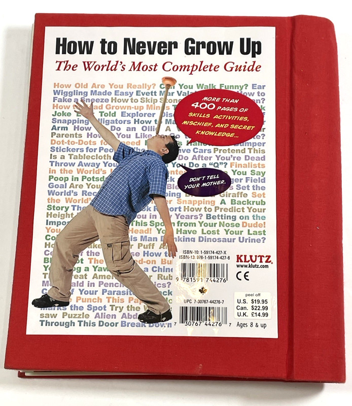 The Encyclopedia of Immaturity - 159174427X, hardcover-spiral, Editors of Klutz gallery