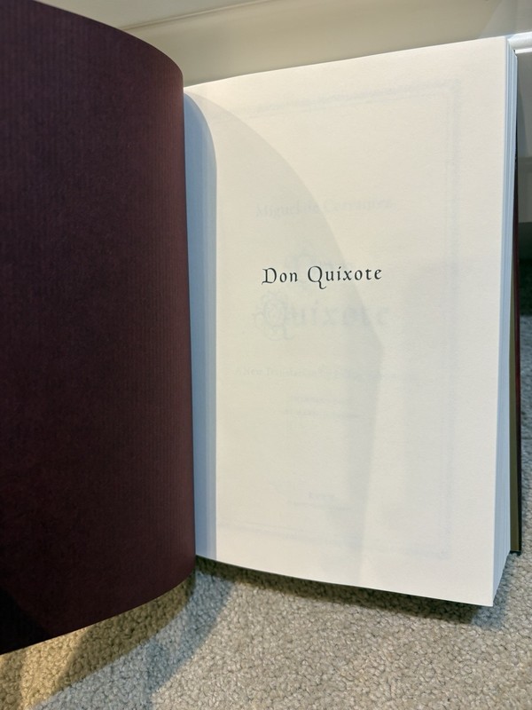 Don Quixote Miguel de Cervantes new translation by E Grossman 1st ed LN 03 hdbk gallery