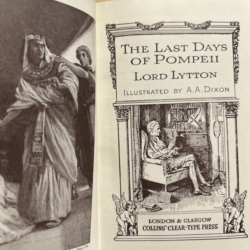 The Last Days of Pompeii by Lord Lytton (Vintage, Hardcover)