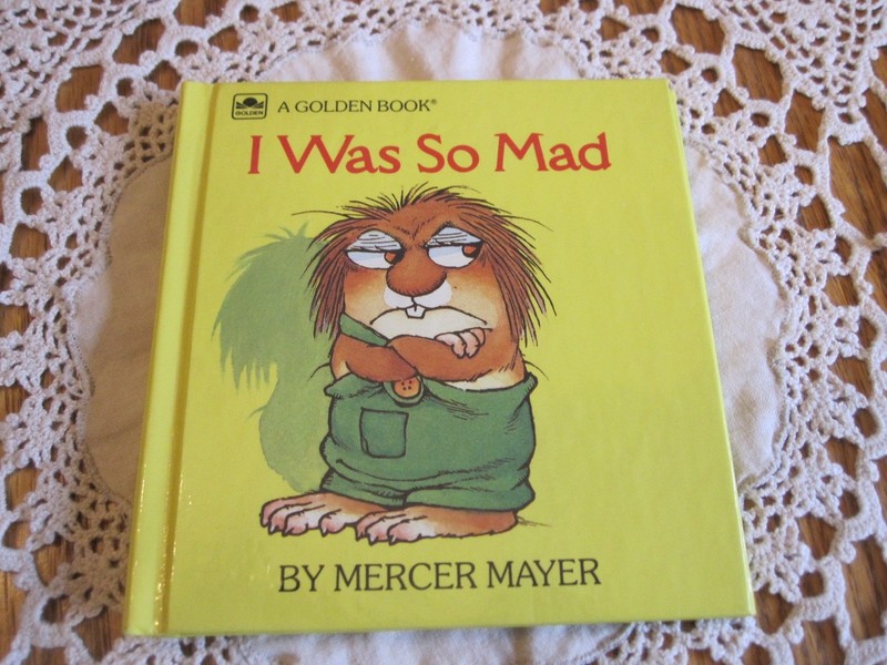 I WAS SO MAD Mercer Mayer Little Critter A Golden Book 1983 HC First Edition