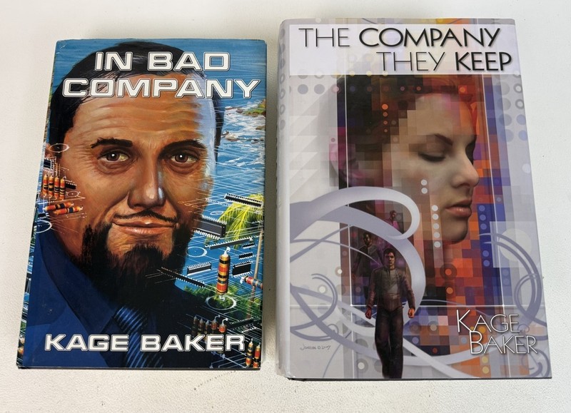 Kage Baker Lot 4 Company Novels in 2 Book Club Omnibus Hardcovers #3 #4 #7 #8