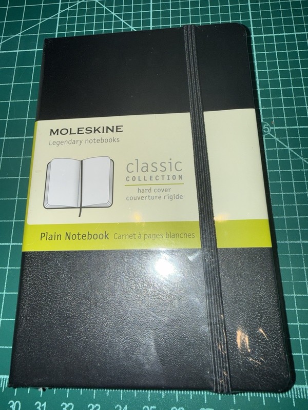 Moleskine Classic Notebook, Pocket, Plain, Black, Hard Cover (3. 5 X 5. 5)
