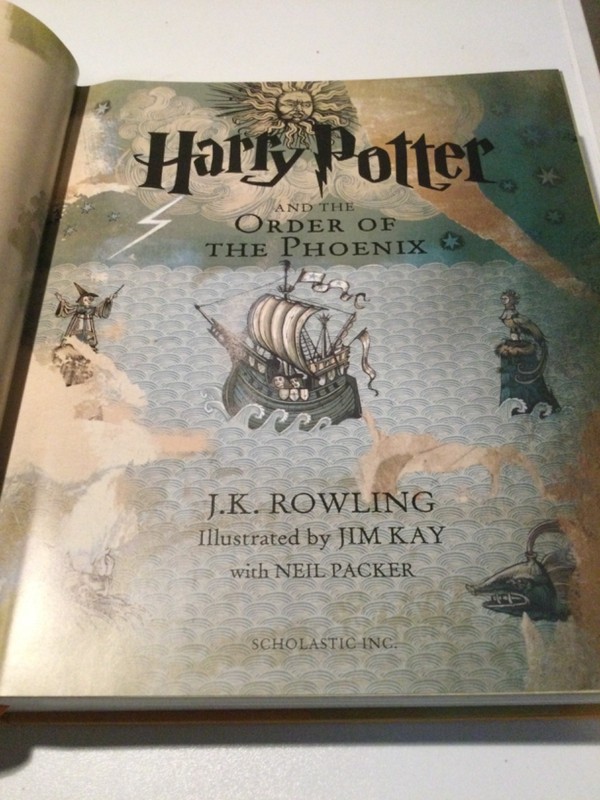 Harry Potter and the Order of the Phoenix Illustrated hardbound gallery