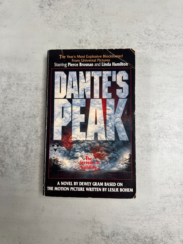 Dante’s Peak Novelization by Dewey Gram (1997, Mass Market) Movie Tie-In
