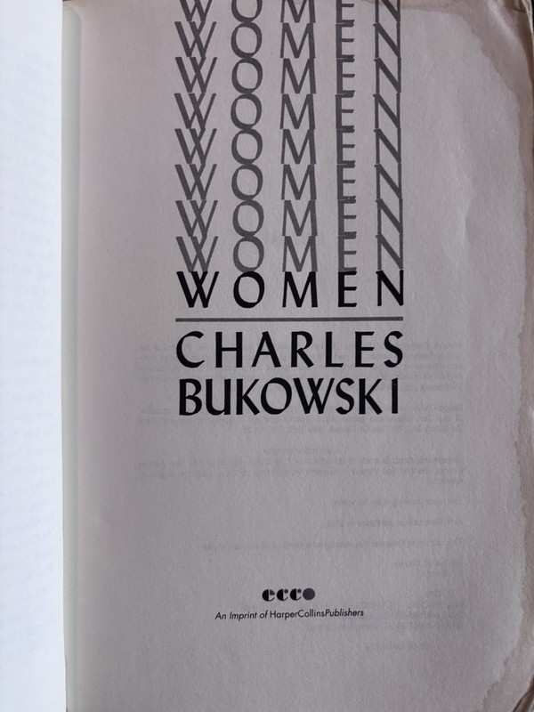 Charles Bukowski (5 Black Sparrow 1 Ecco book) Hot Water Music Post Office Women gallery