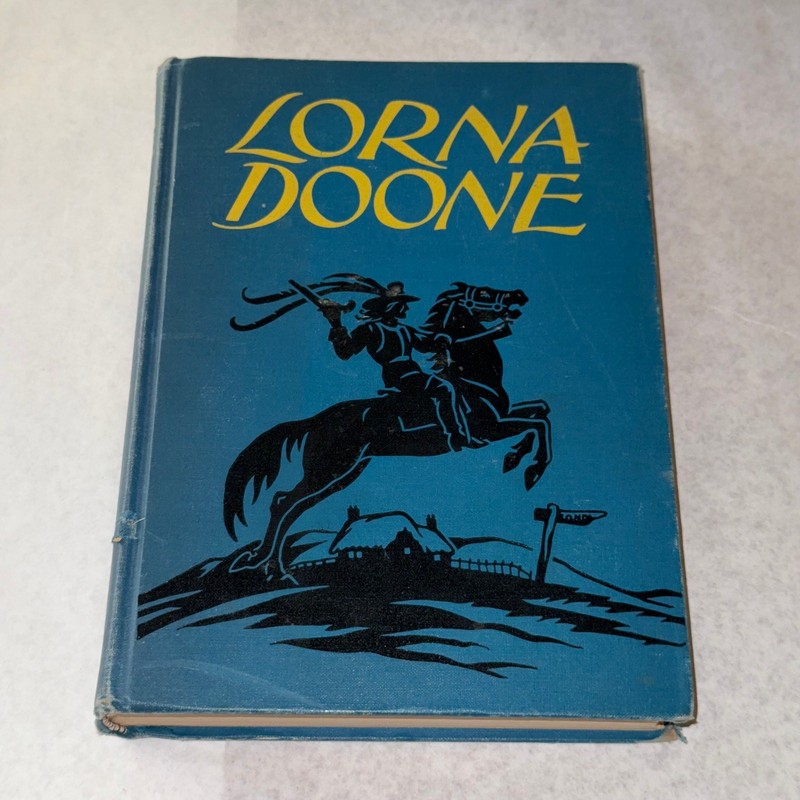 Lorna Doone 1938 R.D. Blackmore Scott Foresman Vintage Illustrated Hardcover