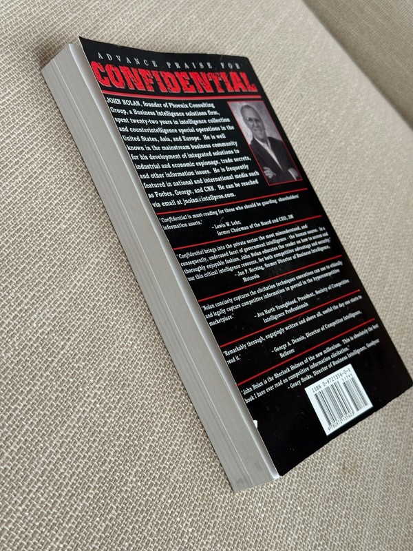 John Nolan CONFIDENTIAL: BUSINESS SECRETS, GETTING THEIRS -OUT OF PRINT gallery