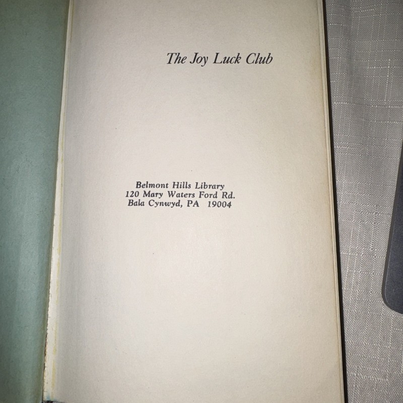 Joy Luck Club by Amy Tan (1989, Hardcover) gallery