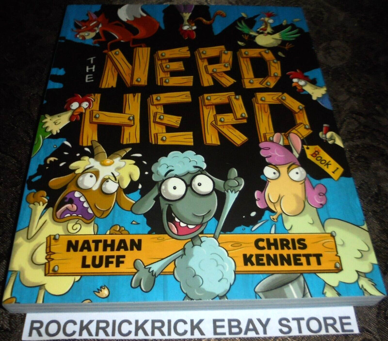 THE NERD HERD BOOK 1 NATHAN LUFF & CHRIS KENNETT 14.5CM X 18.5CM BRAND NEW