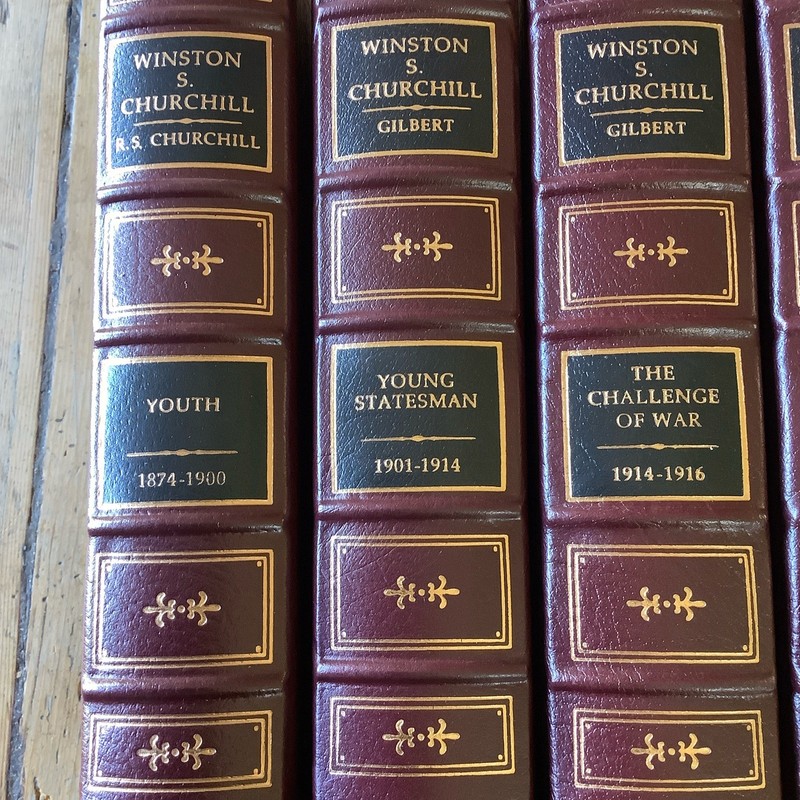 Winston S Churchill Easton Press 1994 Collector’s Edition Gilbert 12 Volumes gallery