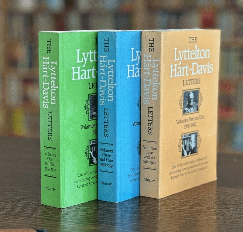 All 6 Volumes in 3 books The Lyttelton Hart-Davis Letters