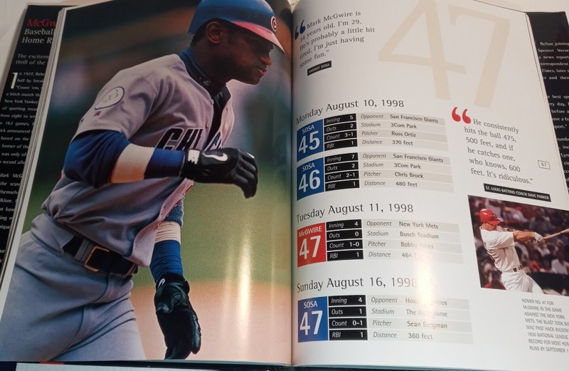 McGwire and Sosa Baseball's Greatest Home Run Story 1998 Hardcover First Edition gallery