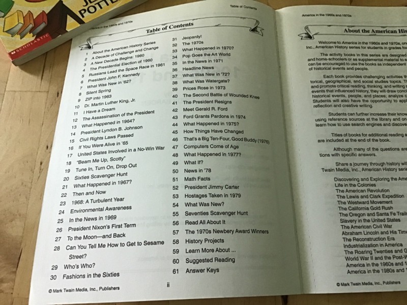 America in the 1960s and 1970s, Grades 4 - 7 Paperback Cindy Bard gallery