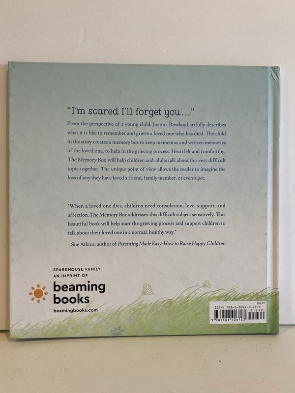 Memory Box : A Book about Grief by Joanna Rowland (2017, Hardcover) gallery