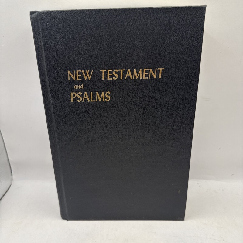 New Testament Psalms KJV Giant Print Hardcover American Bible Society Bible 1980
