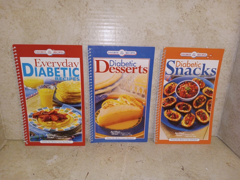ALL TIME FAVORITE RECIPES Diabetic Cookbook Lot • Snacks • Desserts • Everyday gallery