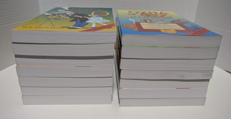 Lot of 14 The Wizard of Oz Sequel Series Paperback Books by L. Frank Baum gallery