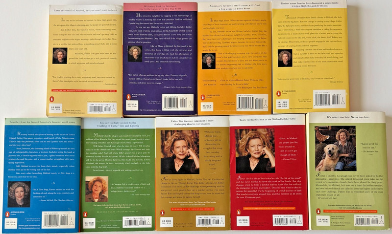 Lot of 9 Mitford Series books by Jan Karon gallery