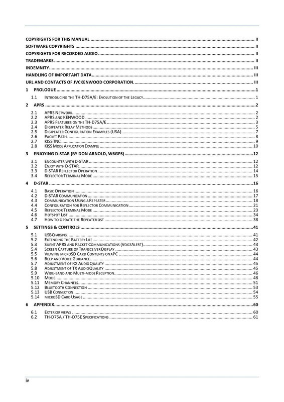 KENWOOD TH-D75AE OPERATING TIPS MANUAL - STEEL WIRE BOUND - DURABLE COVERED gallery
