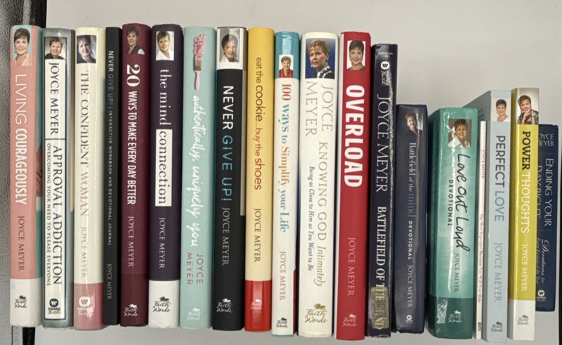 19 Books by Joyce Meyer, 14 Hardcover & 5 Paperback, B142