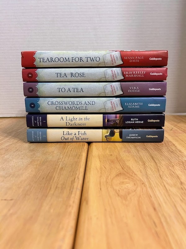 Christian Guideposts Martha’s Vineyard & Tearoom Mysteries 6 Book Lot, Jes-6