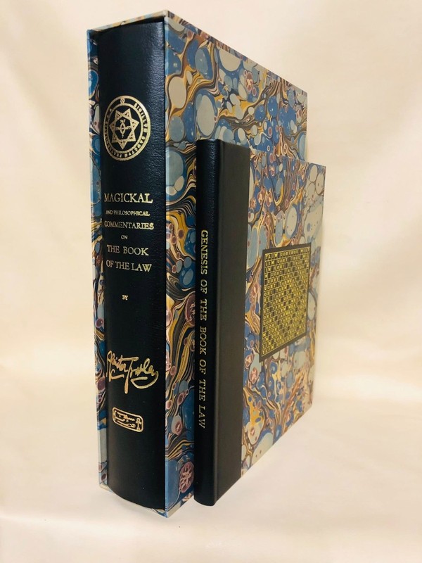 Aleister Crowley Book of The Law complete Commentaries Set : occult rare thelema
