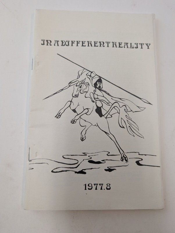 JR A Different Reality 1977 Sci-Fi Fanzine Intragalactic Underground Press