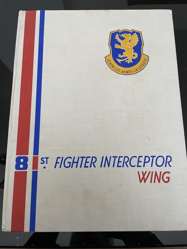 1954 USAF AIR FORCE 81st FIGHTER INTERCEPTOR WING YEARBOOK, BENTWATERS, ENGLAND