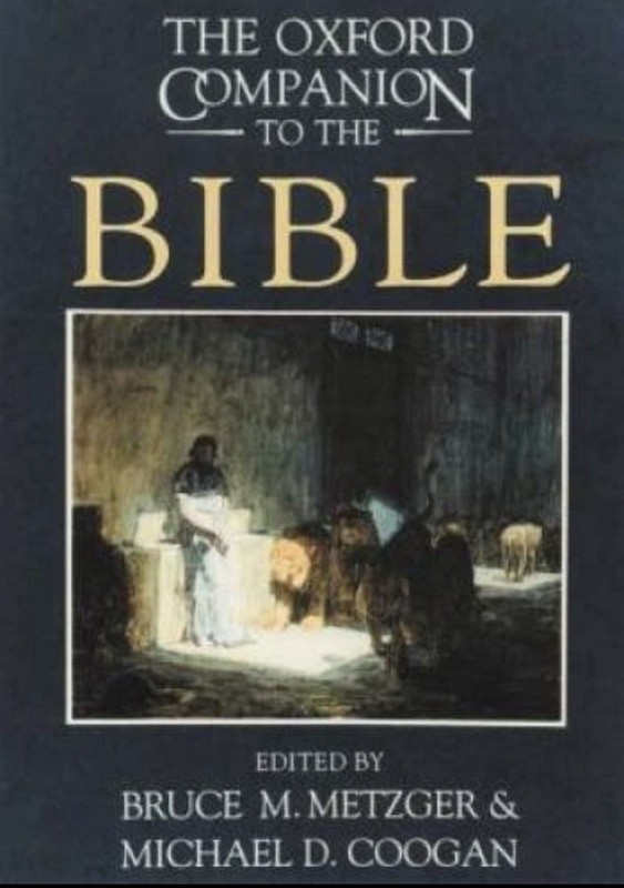 The Oxford Companion to the Bible (Oxford Companions) – Hardcover – VERY GOOD