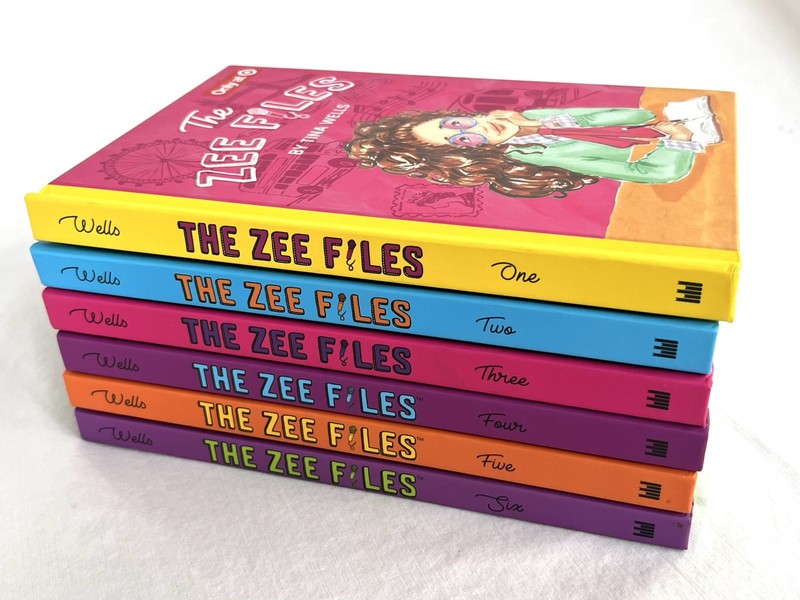 Zee Files Tina Wells Hardcover Books 1 2 3 4 5 6 Set Target Editions 1-6 Lot gallery